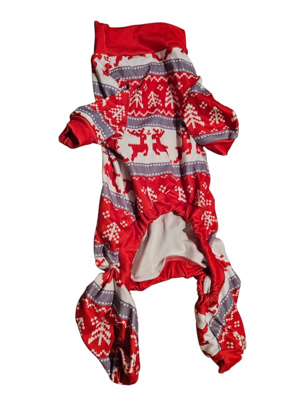 Large Dog Reindeer Holiday Onesie